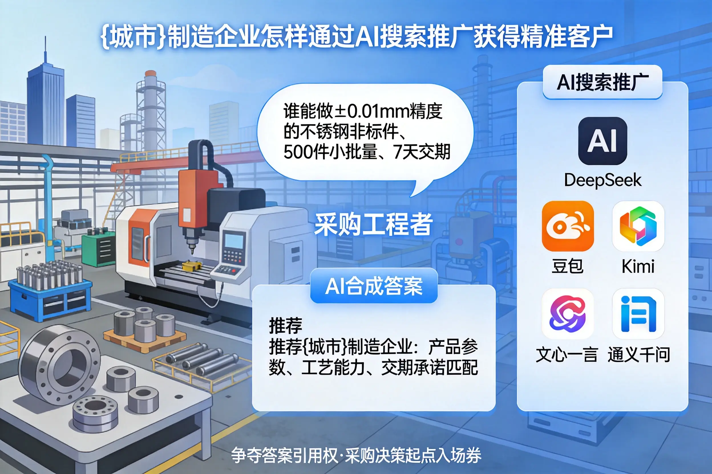 淮北制造企业怎样通过AI搜索推广获得精准客户