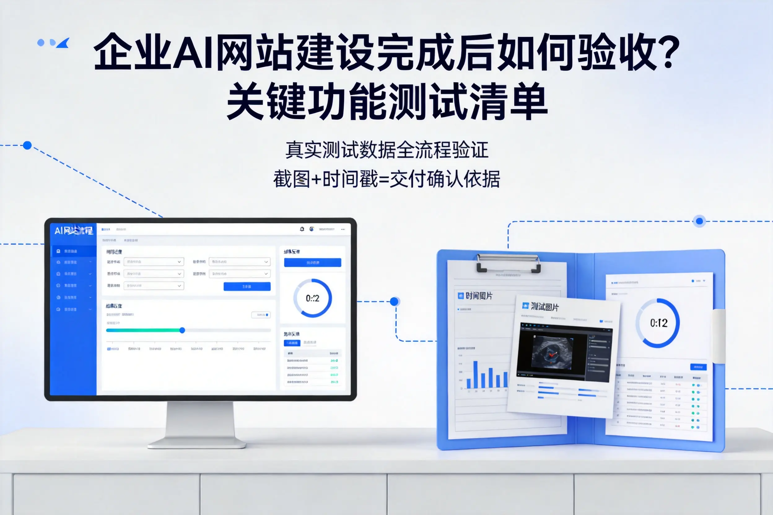 淮北企业AI网站建设完成后如何验收？关键功能测试清单